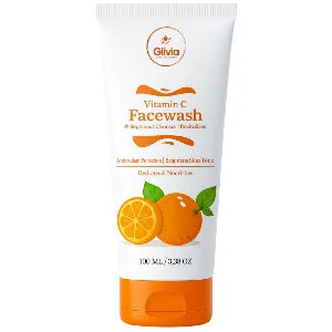 Glivia Oily Skin Face Wash Man and Women Cleanser Facewash Men For Dry Combination Acne Prone Oil Control Serum Acne Face Wash Woman and Pimple Scrub Care Detan Tan Vitamin C Facewash For Oily Skin